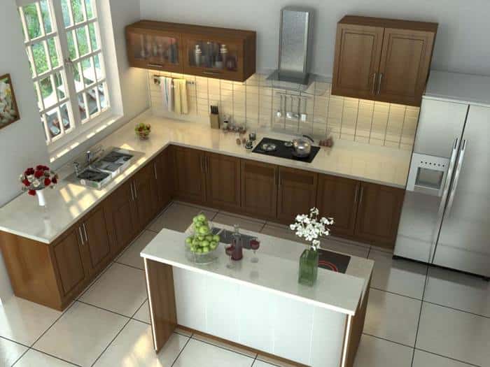 Xây nhà bếp riêng đẹp 