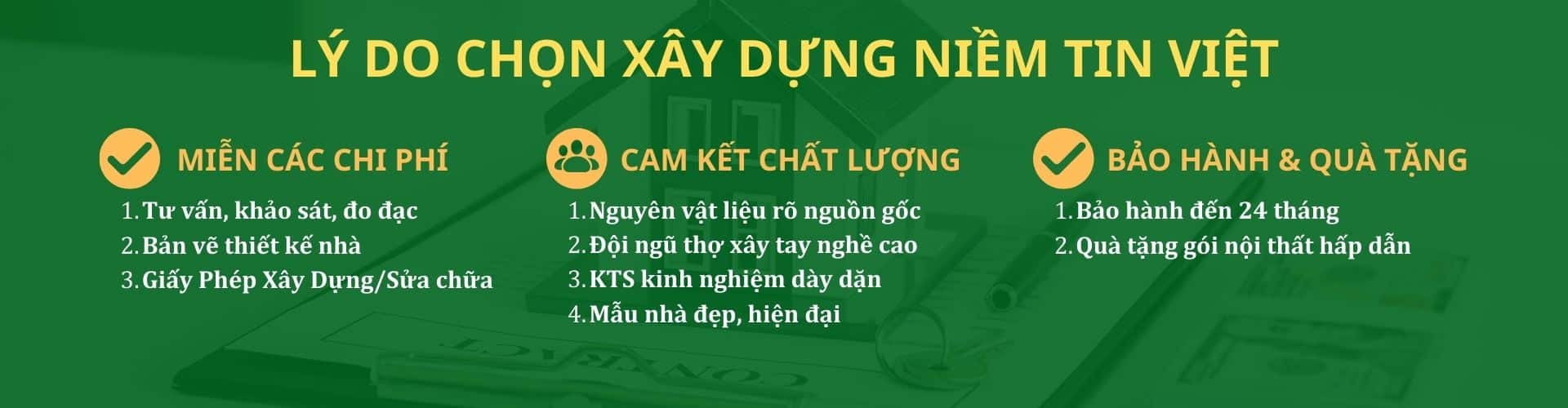 Lý do chọn Xây Dựng Niềm Tin Việt