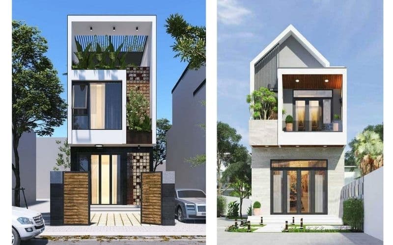 Mẫu nhà 2 tầng đơn giản