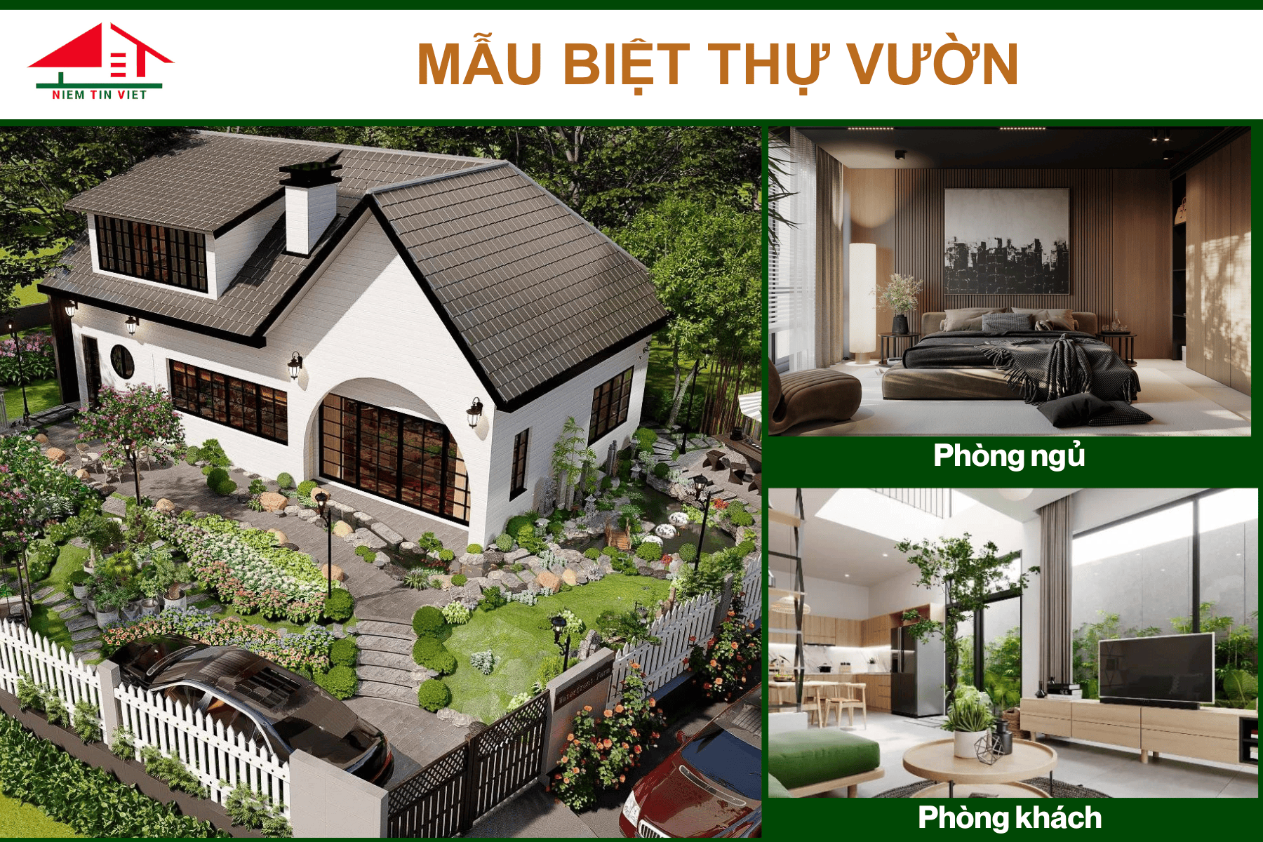Xâu nhà trọn gói quận 9 - mẫu biệt thự vườn
