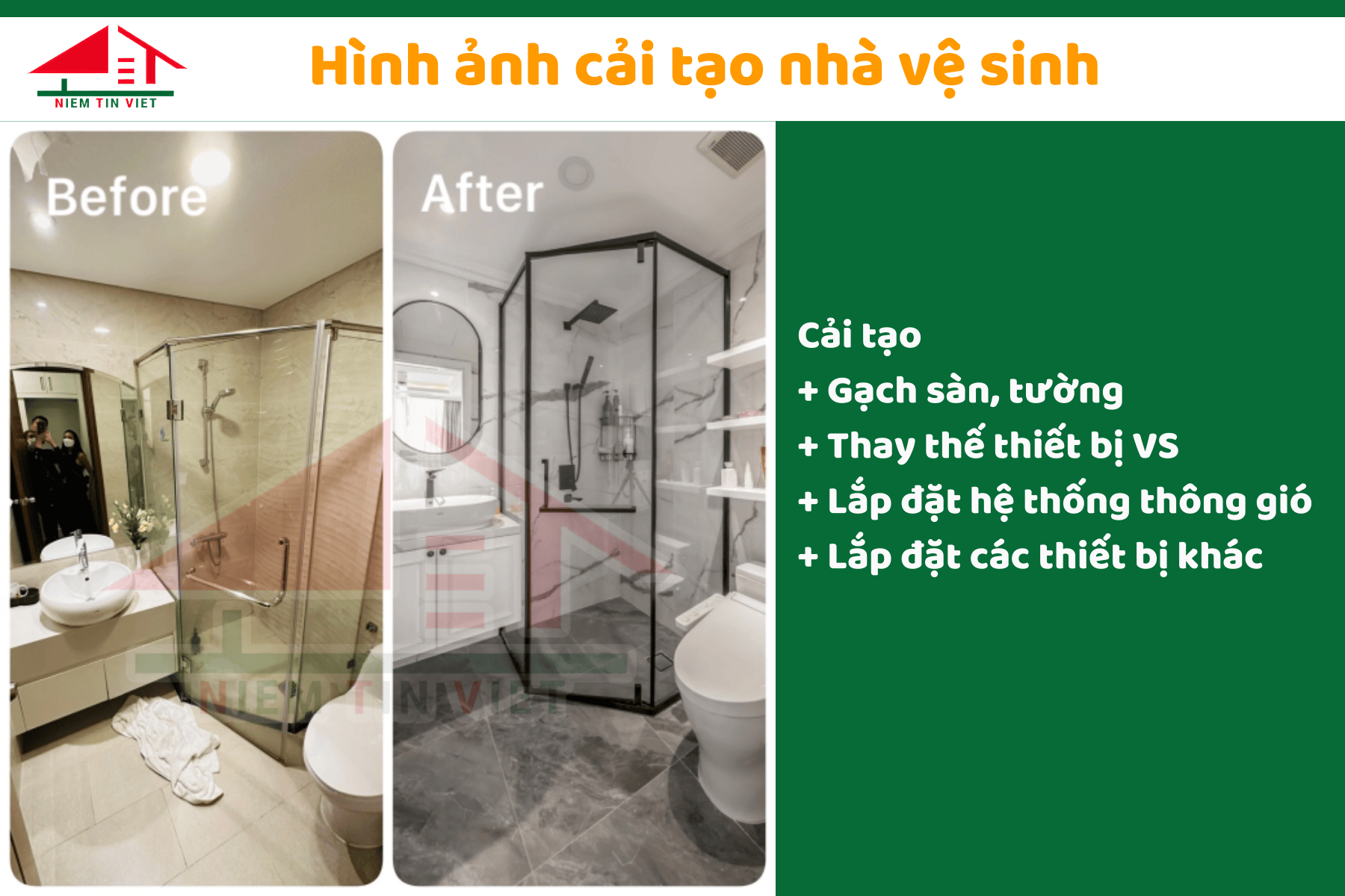 Cải tạo nhà tắm