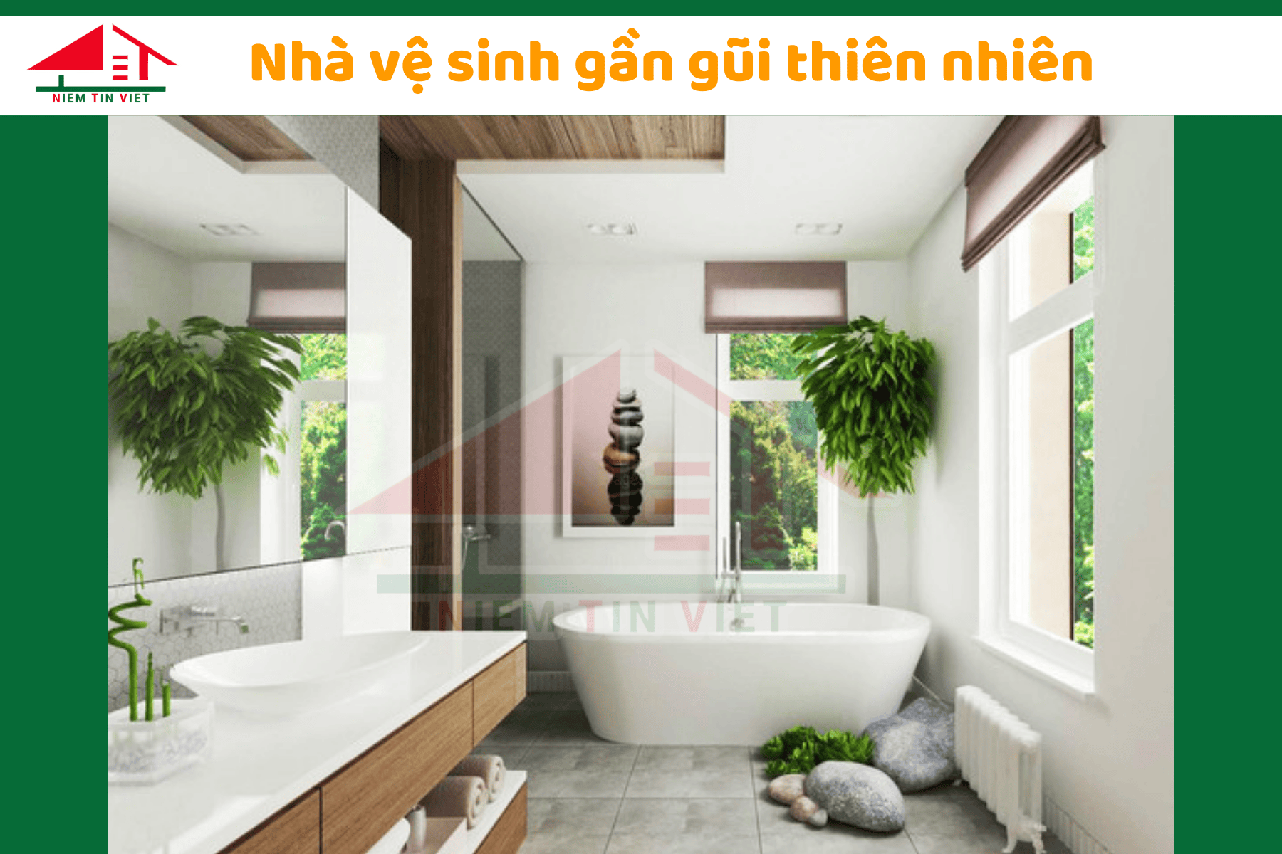 Cải tạo nhà tắm - không gian xanh