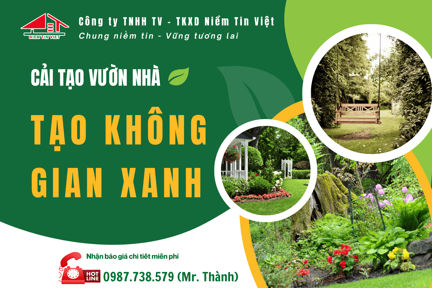 Cải tạo vườn nhà