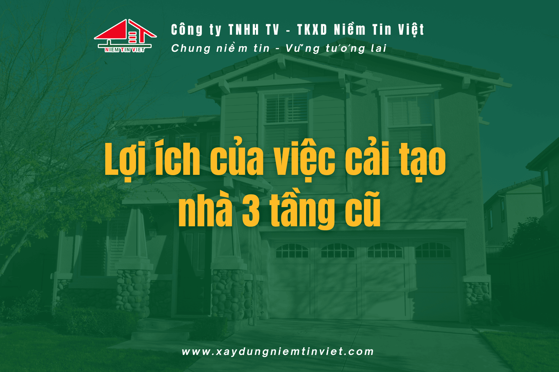 Lợi ích khi sửa nhà 3 tầng