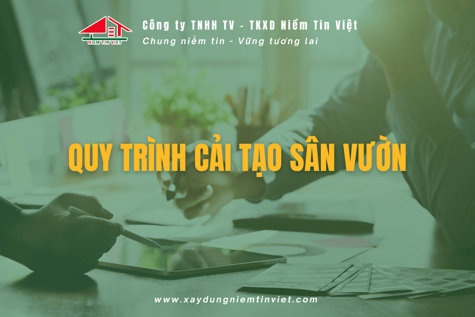 Quy trình cải tạo vườn nhà
