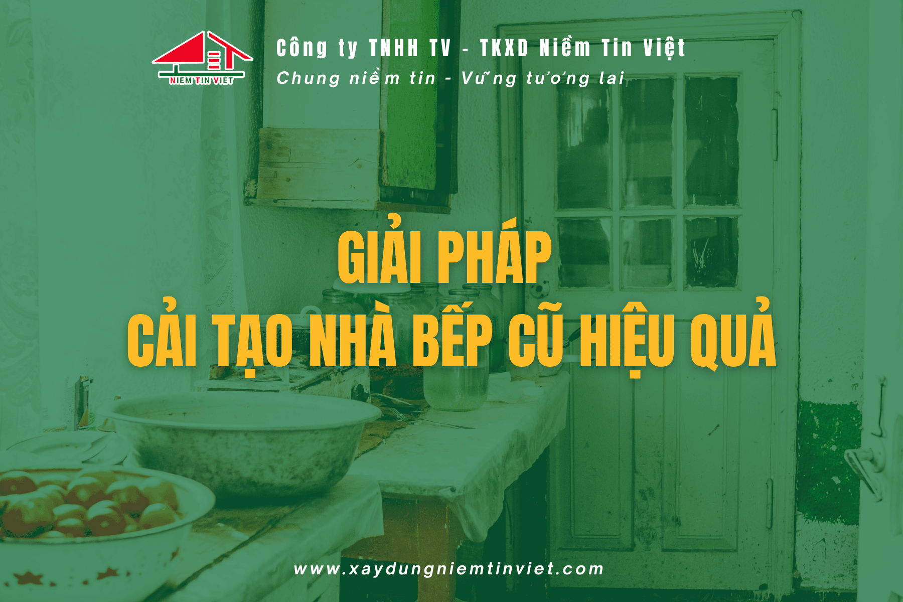 Giải pháp sửa nhà bếp cũ 