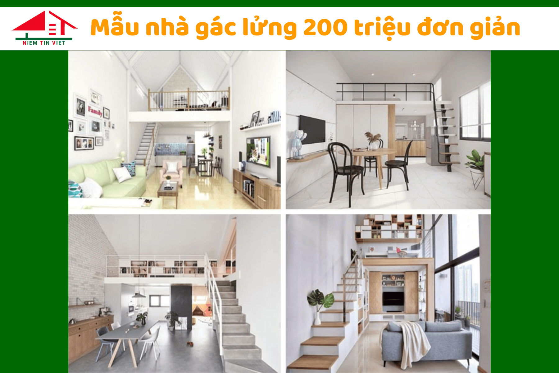 Xây nhà gác lửng 200 triệu đơn giản