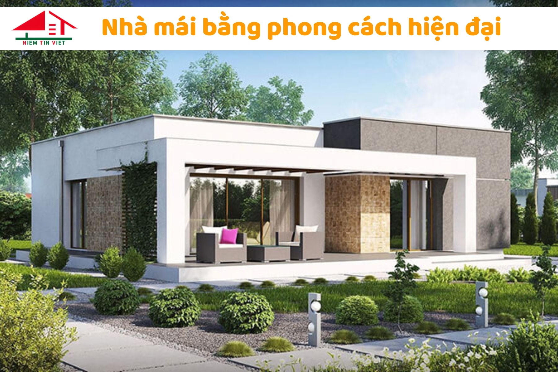 Cải tạo nhà mái bằng hiện đại