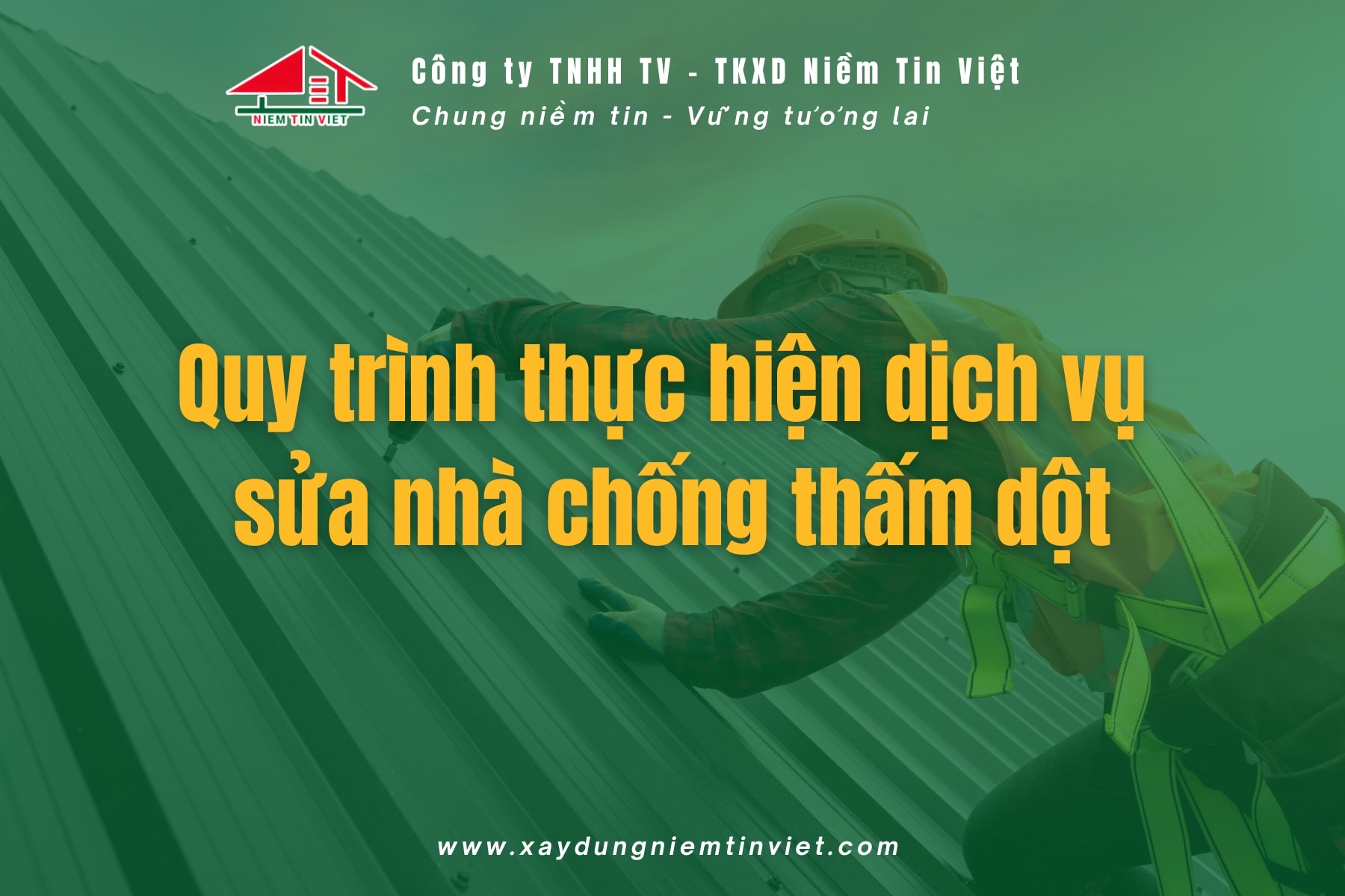 Quy trình sửa nhà chống thấm dột