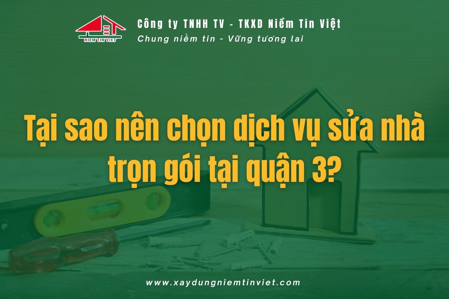 Tại sao nên chọn sửa nhà quận 3 trọn gói