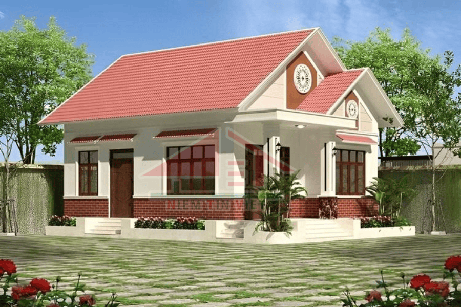 Xây nhà 500 triệu - 1 tầng có sân
