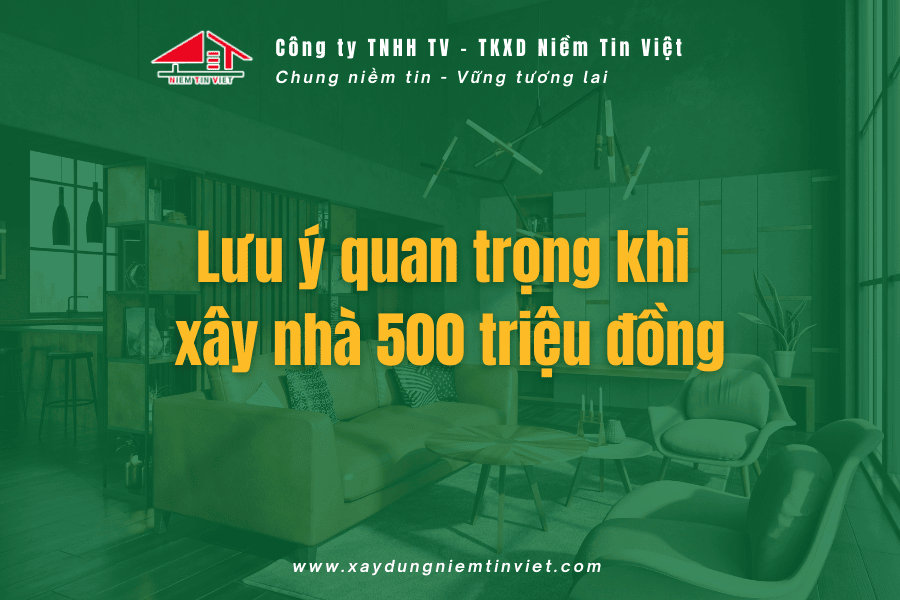 500 triệu xây nhà được không