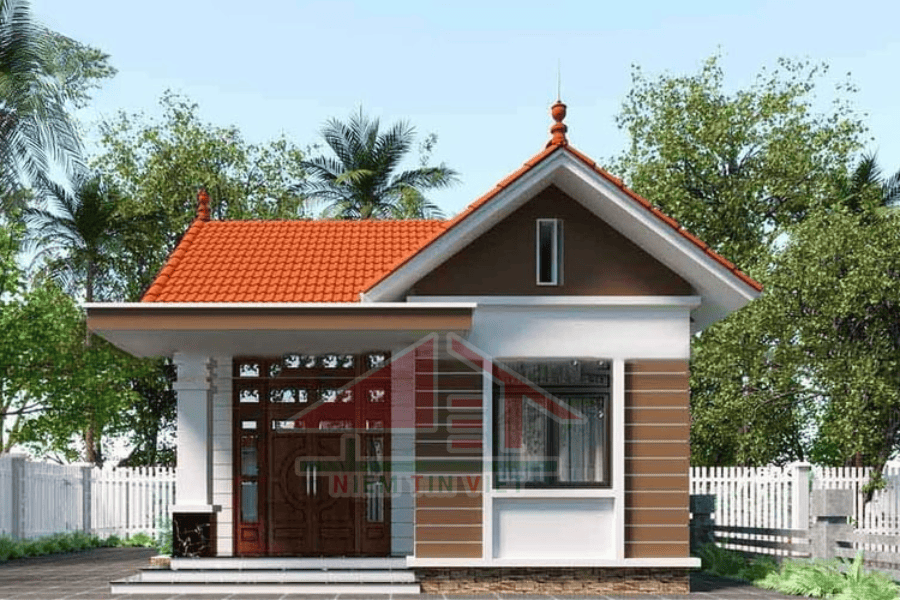 Xây nhà 500 triệu đồng - cấp 4 mái Thái
