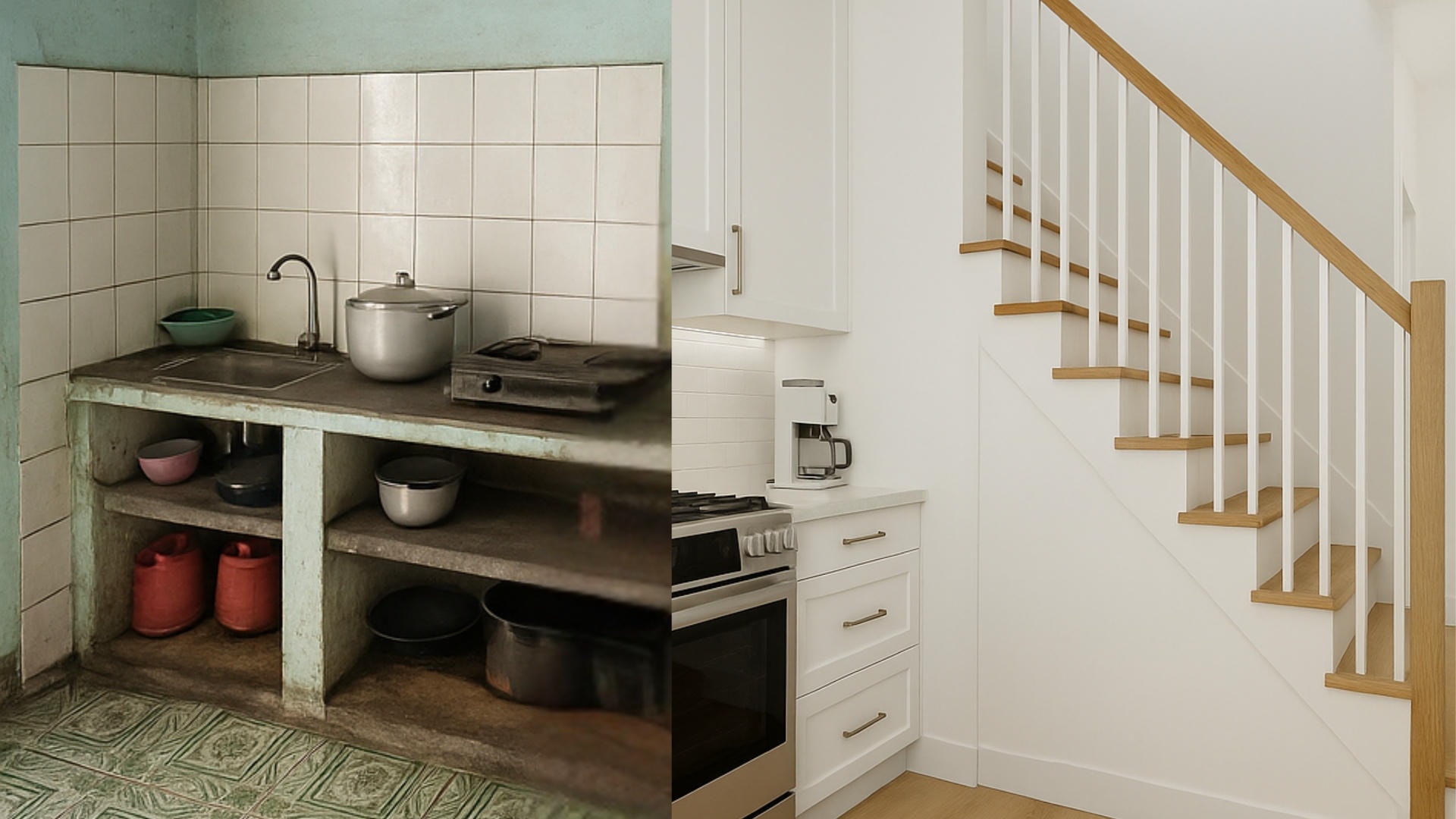 Cải tạo nhà cấp 4 xuống cấp thành nhà phố 2 tầng hiện đại tại quận 11 