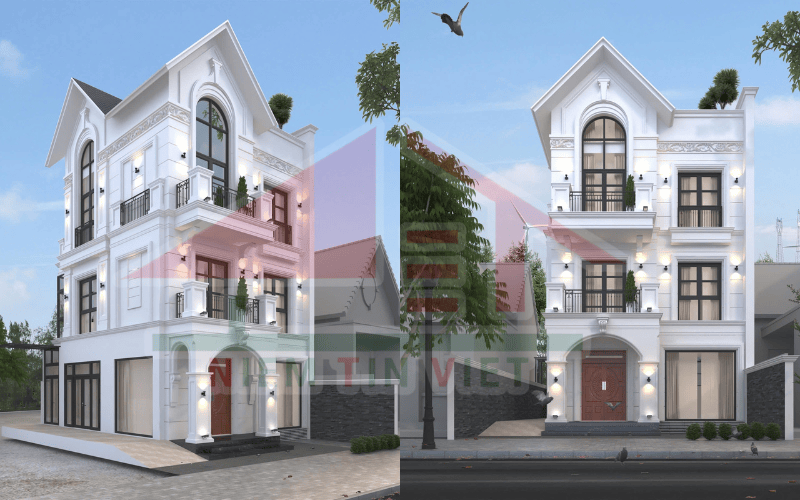 Xây nhà 4 tầng 100m2 hết bao nhiêu tiền - mẫu hiện đại