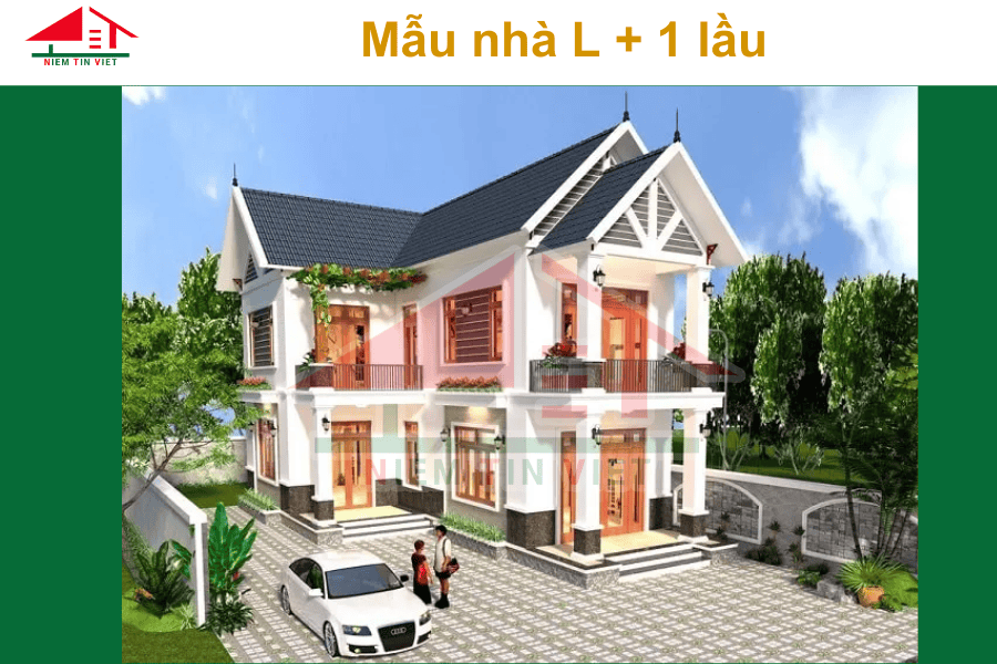 Xây nhà 1 tỷ - mẫu nàh chữ L 