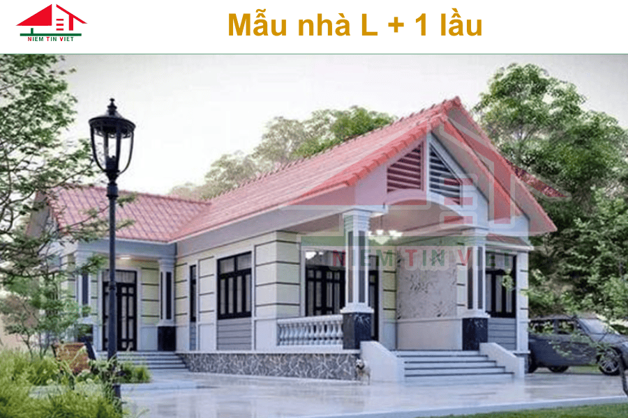 Xây nhà 1 tỷ - mẫu nàh chữ L 