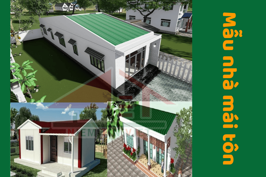 Xây nhà 400 triệu ở nông thôn - cấp 4 mái tôn 