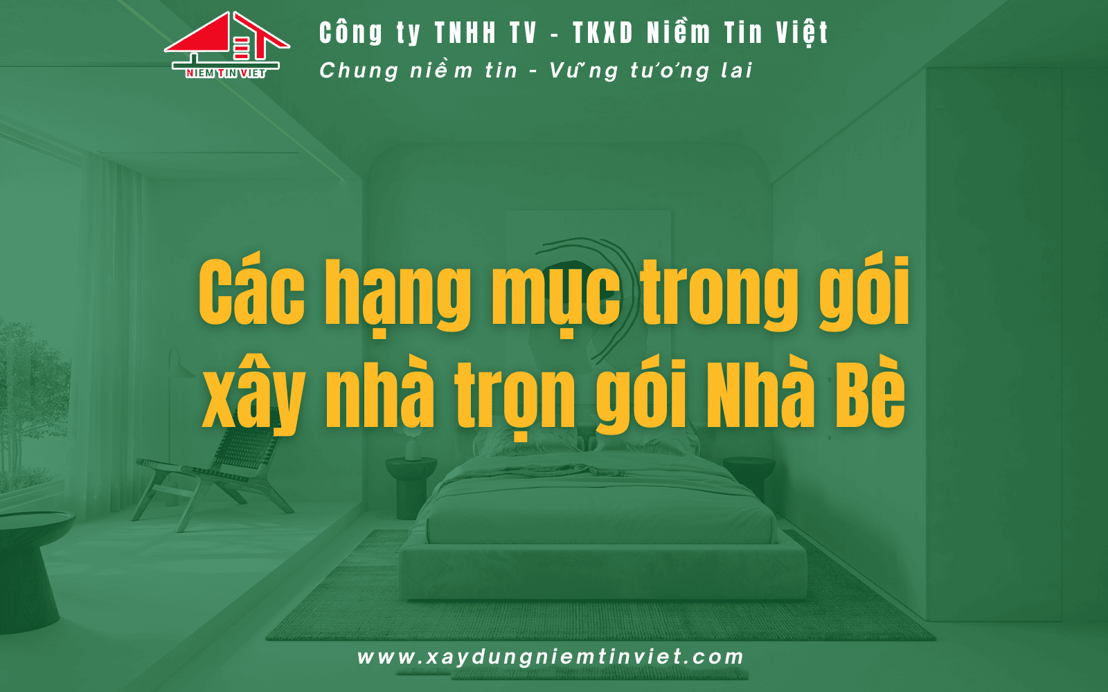 Các hạng mục xây nhà trọn gói Nhà Bè