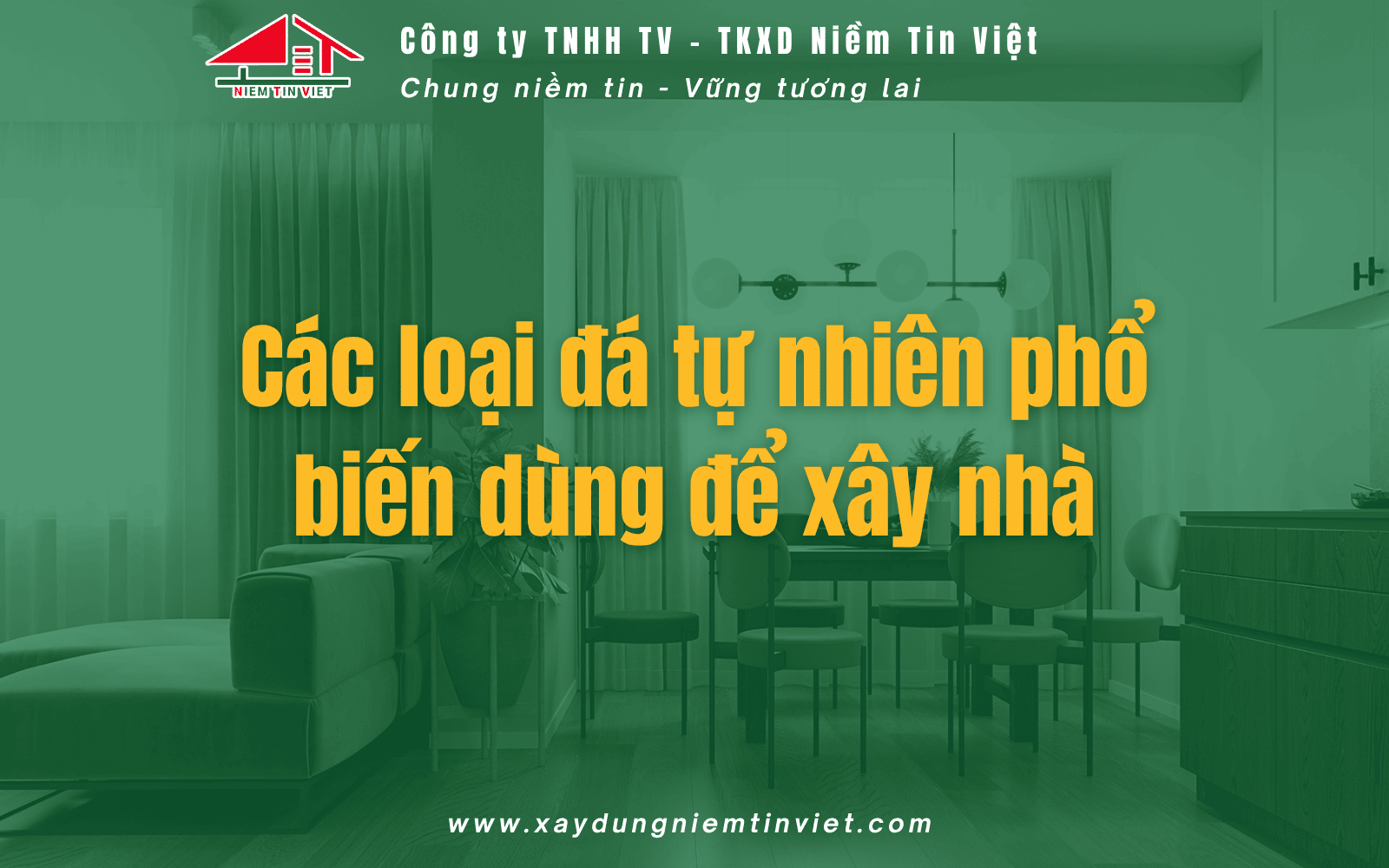 các loại đá tự nhiên dùng để xây nhà
