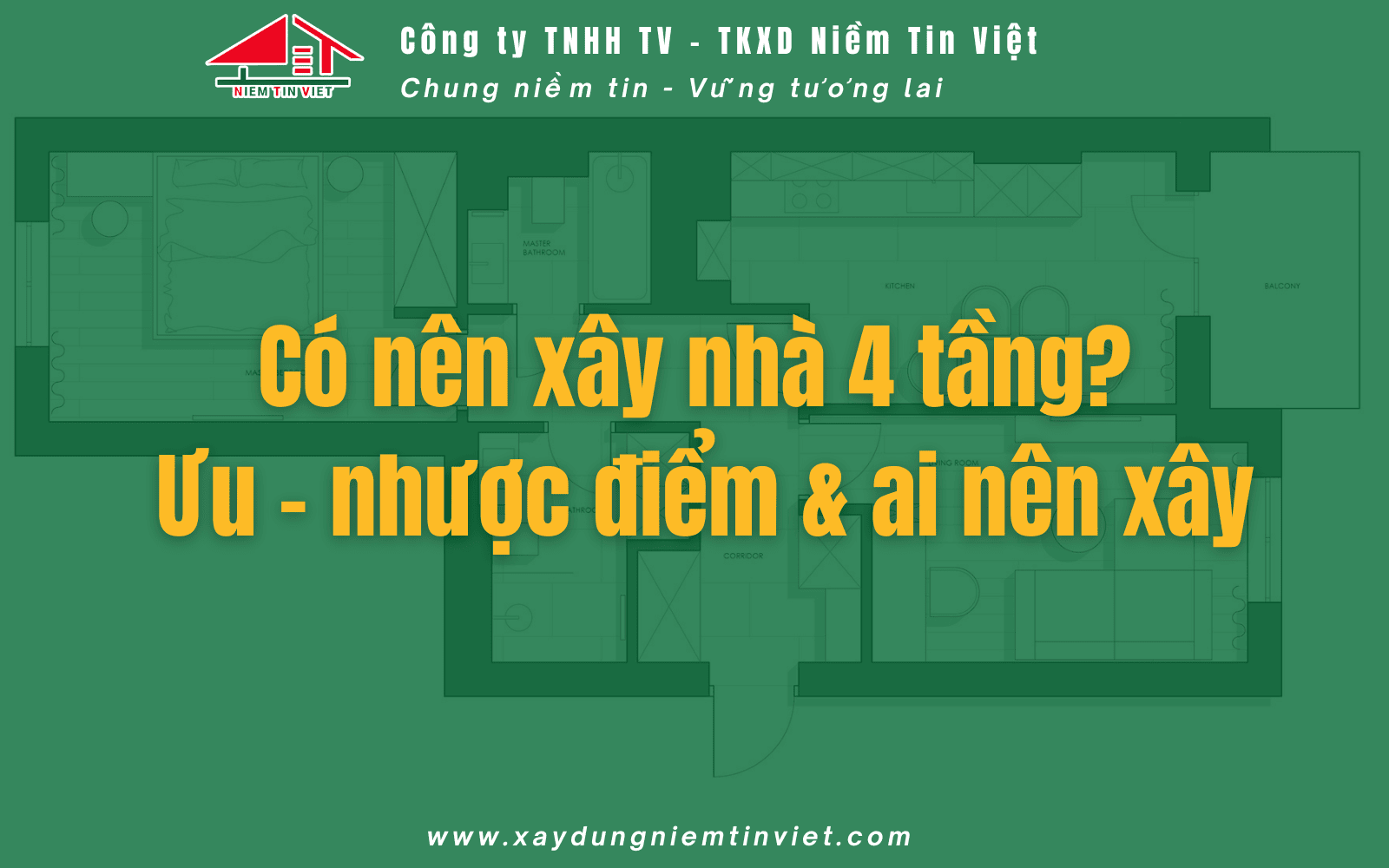 Có nên xây nhà 4 tầng