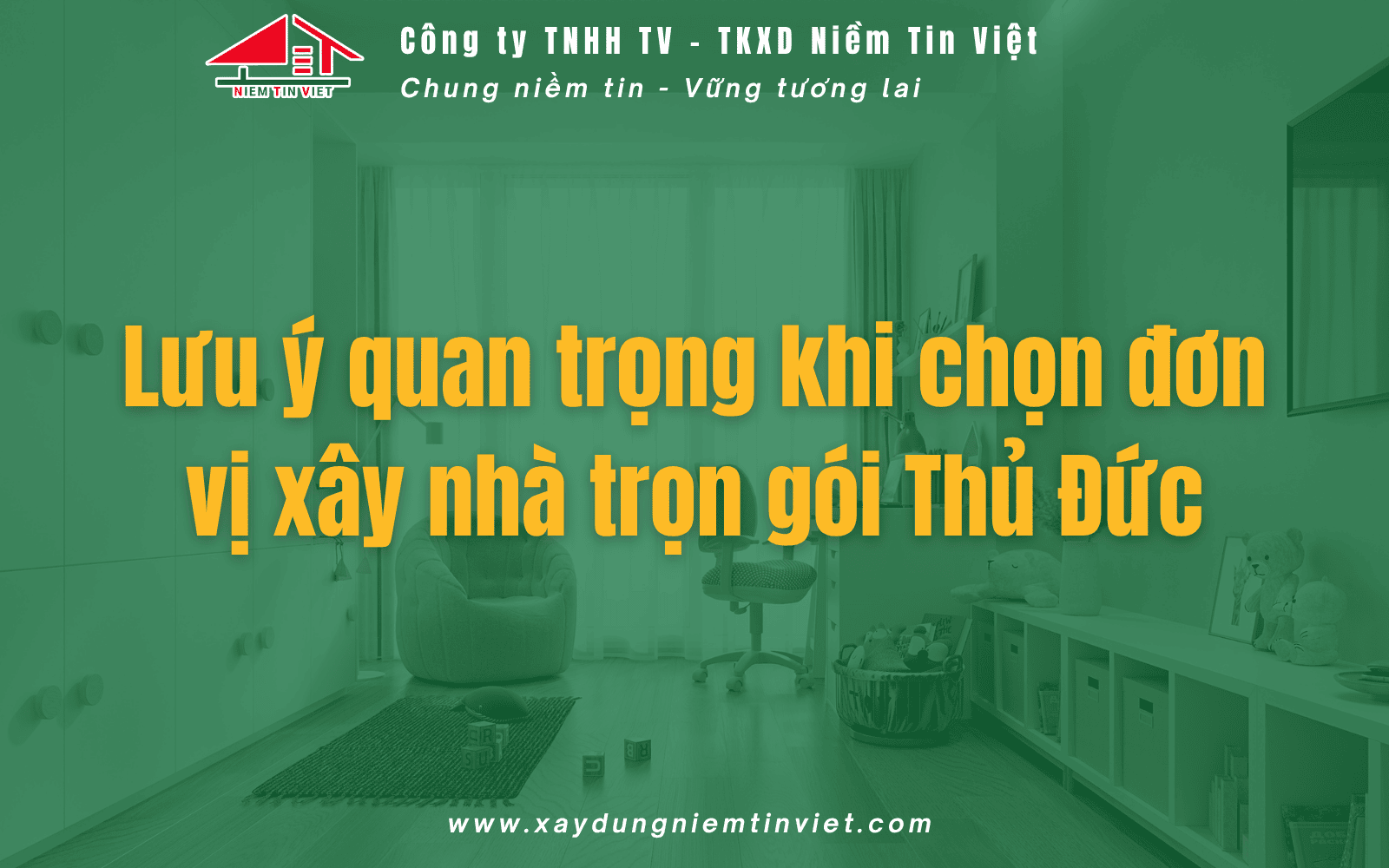 Lưu ý quan trọng khi xây nhà trọn gói Thủ Đức