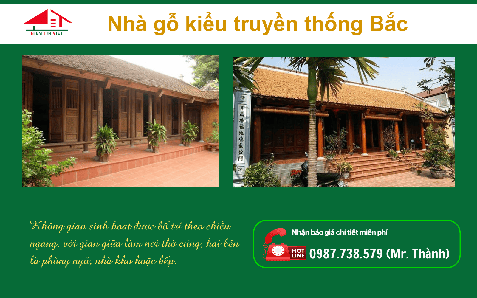 Xây nhà gỗ - truyền thống Bắc bộ