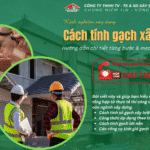Cách tính gạch xây nhà