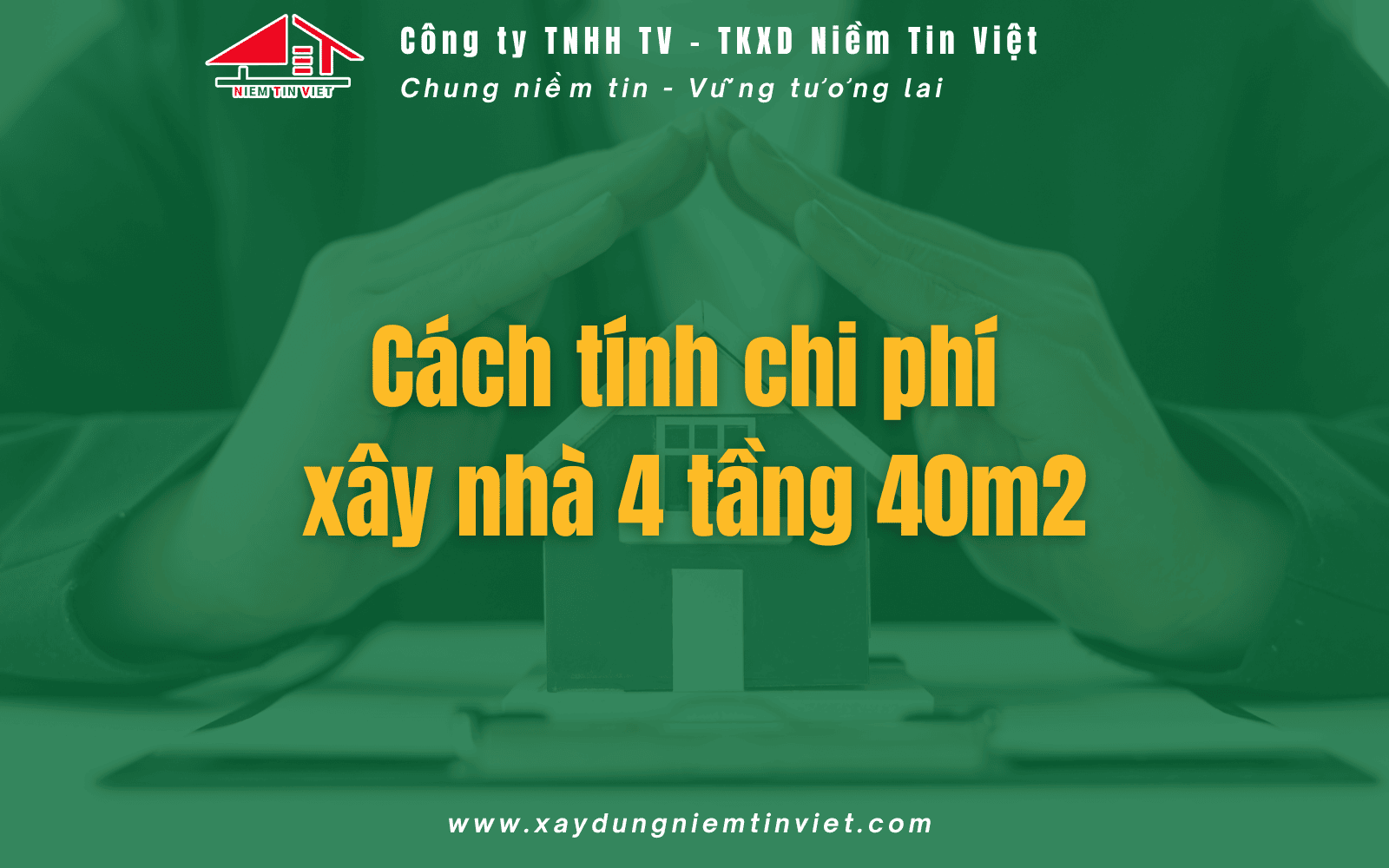 Cách tính chi phí - xây nhà 4 tầng 40m2 hết bao nhiêu tiền