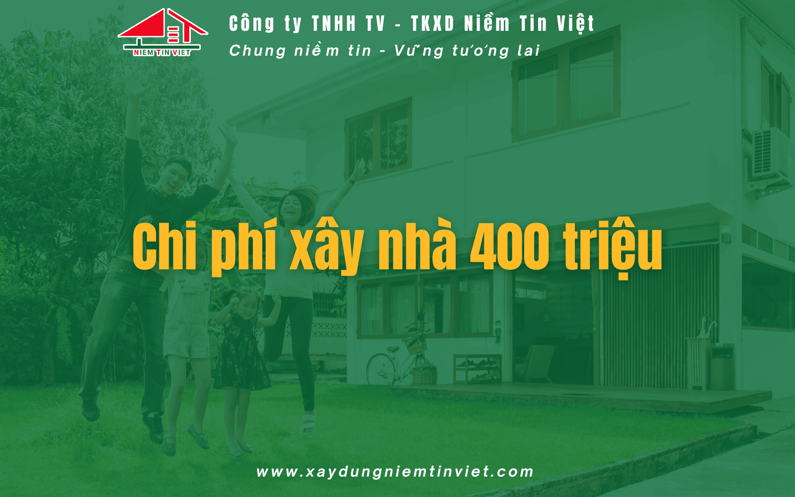 Chi phí xây nhà 400 triệu 
