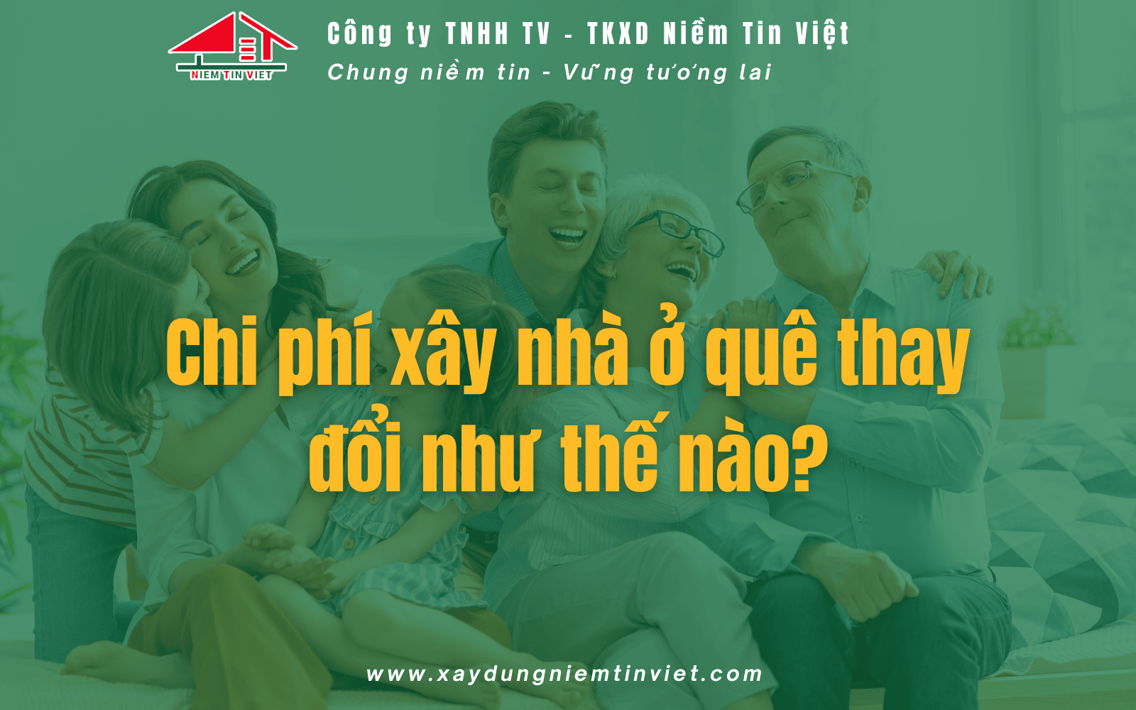 Chi phí xây nhà ở quê thay đổi như thế 