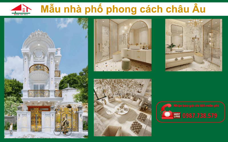 Nhà phố phong cách châu âu