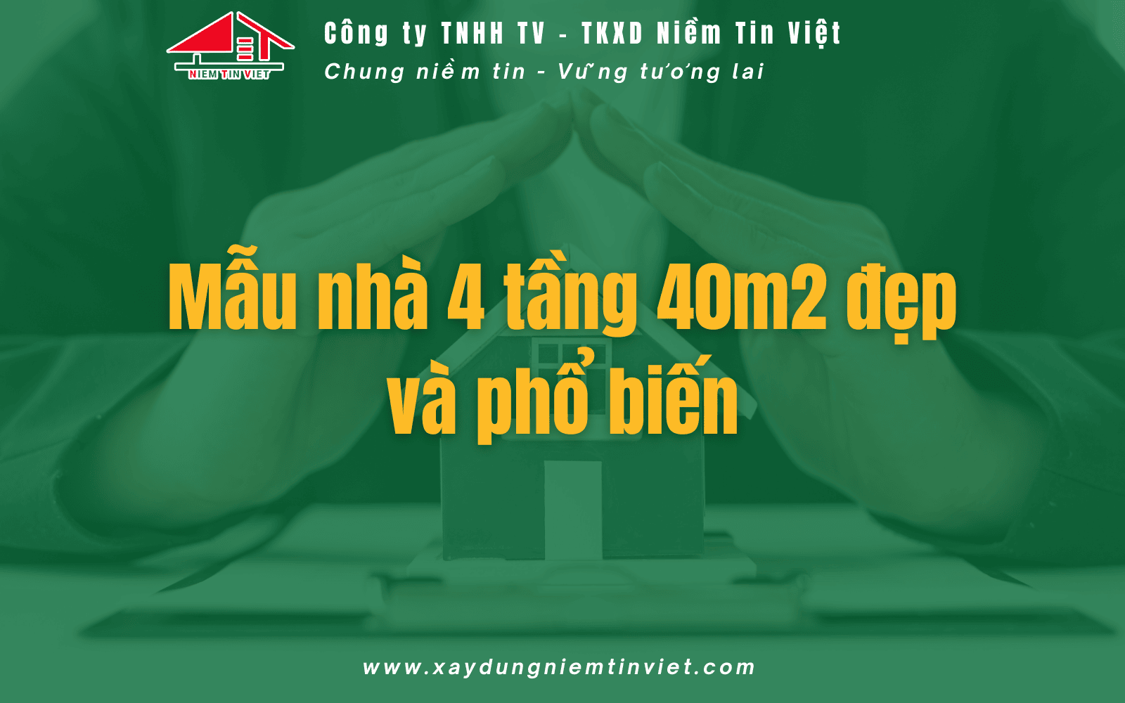 Mẫu nhà 4 tầng 40m2 