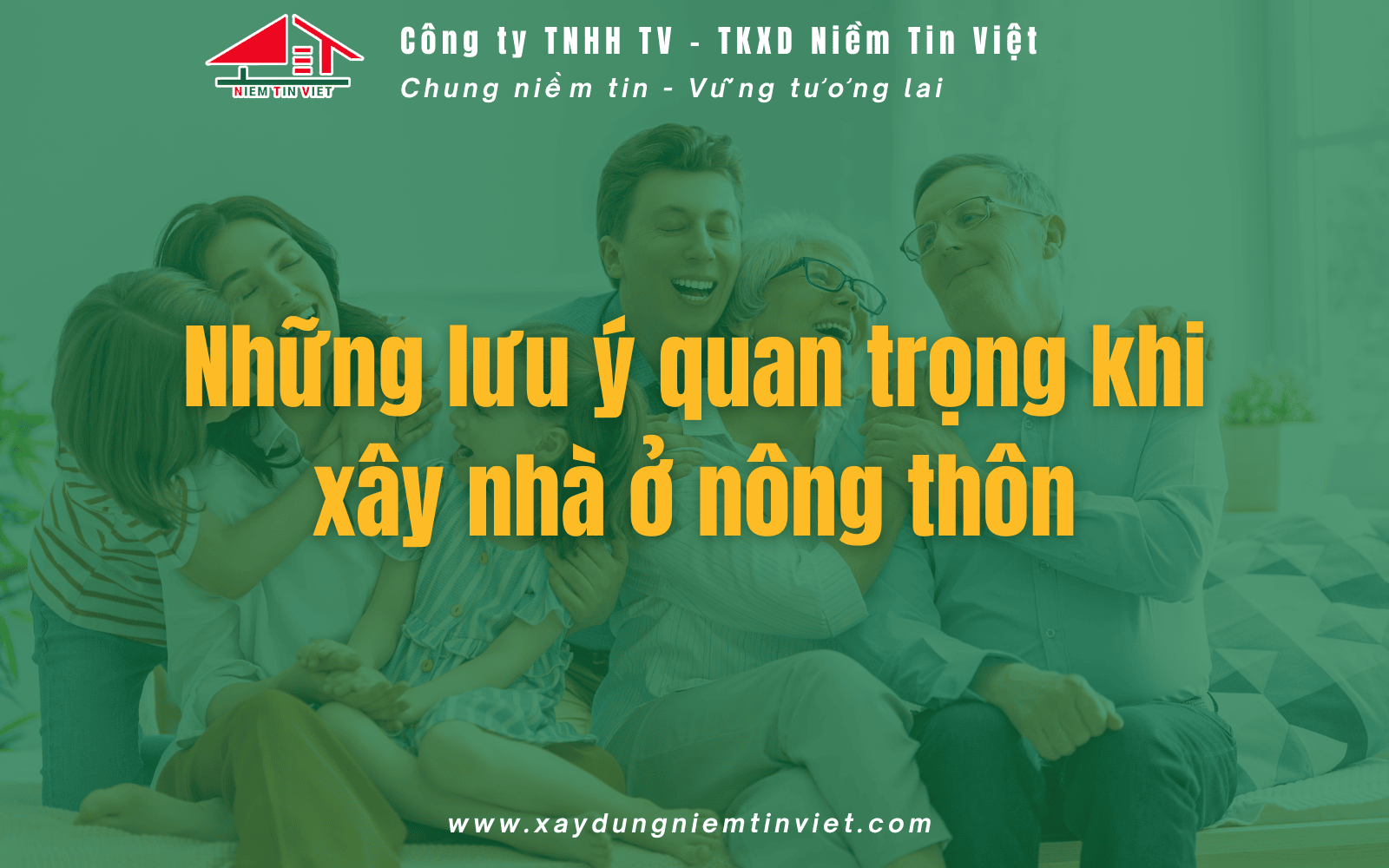 Những lưu ý khi xây nhà ở nông 