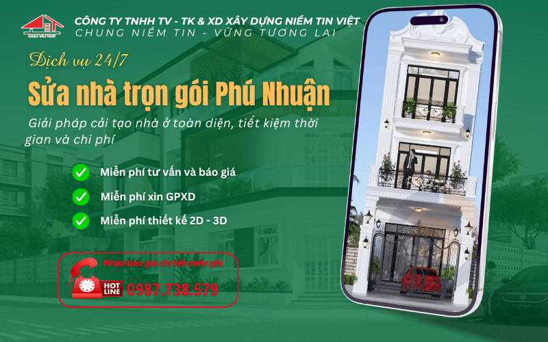 Sửa nhà trọn gói Phú Nhuận