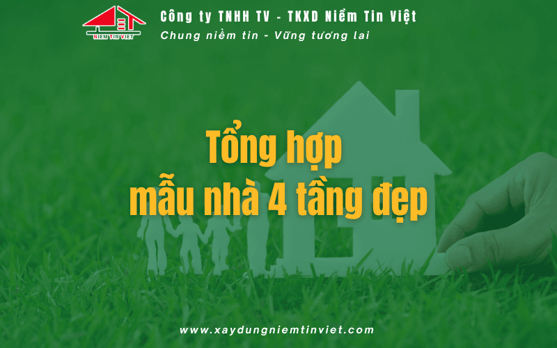 Tổng hợp mẫu nhà 4 tầng