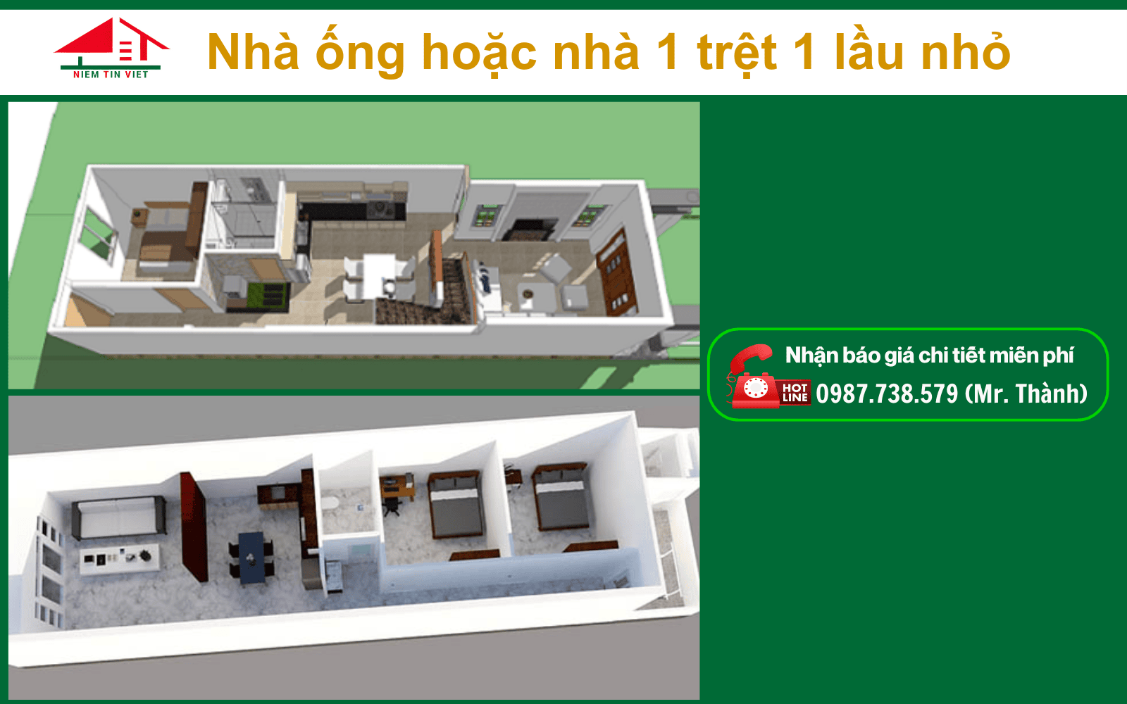 400 triệu xây nhà thế nào - mẫu nhà ống