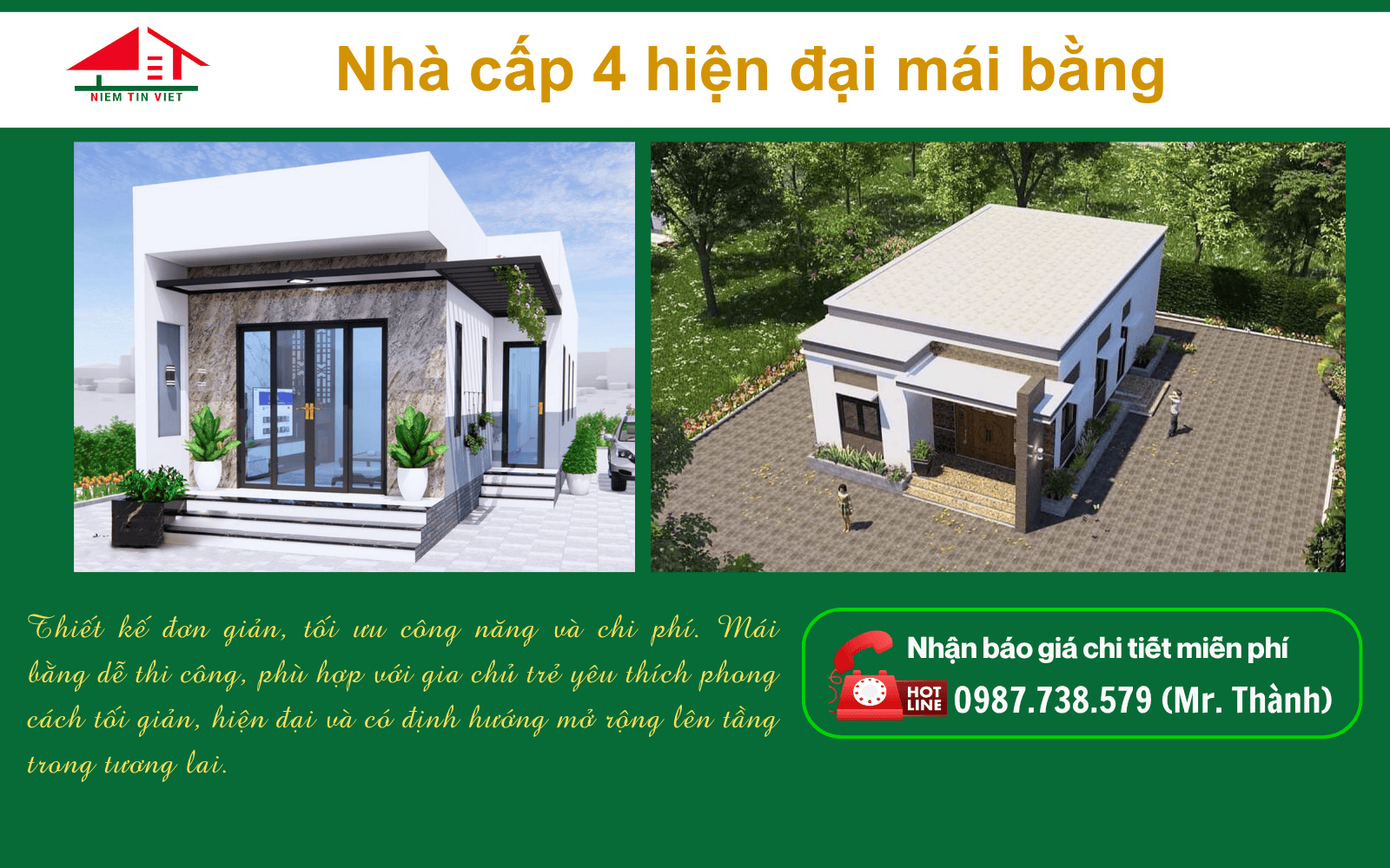 Xây nhà cấp 4 ở quê