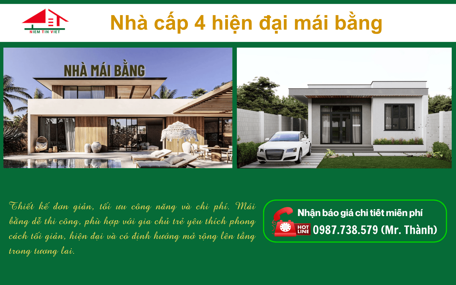 Xây nhà cấp 4 ở quê
