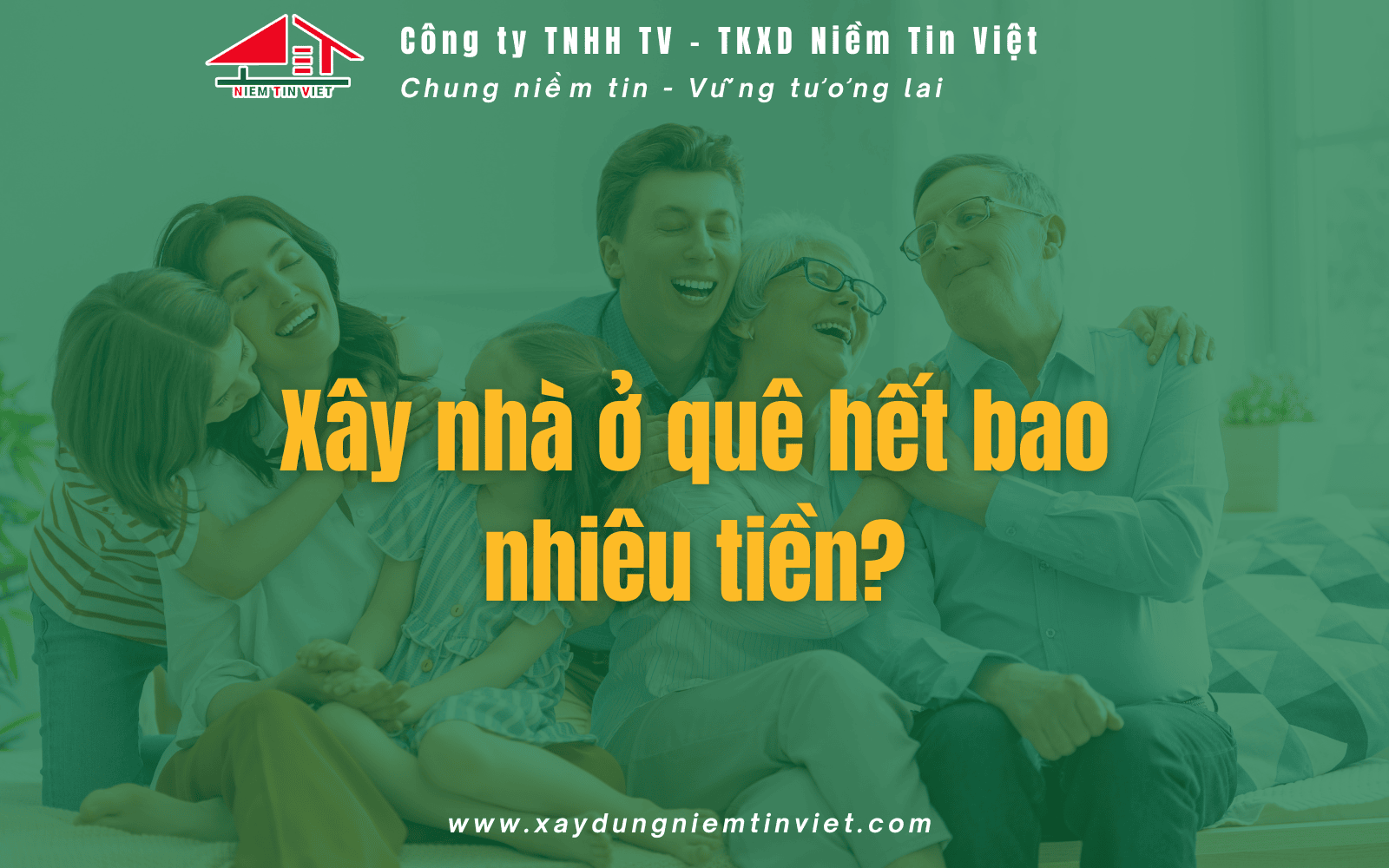 Xây nhà ở quê hết bao nhiêu tiền
