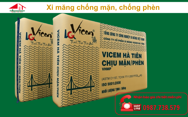 Xi măng xây nhà chống mặn, phèn