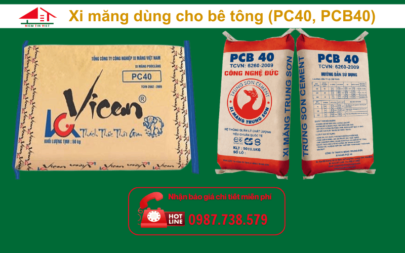 Xi măng dùng cho bê tông