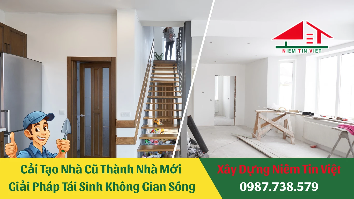 Cải Tạo Nhà Cũ Thành Nhà Mới | Giải Pháp Tái Sinh Không Gian Sống
