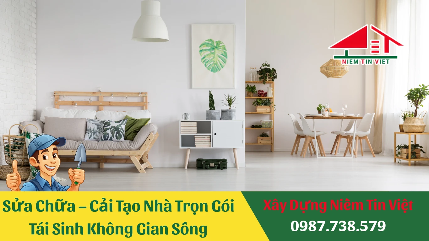  Sửa Chữa – Cải Tạo Nhà Trọn Gói | Niềm Tin Việt – Tái Sinh Không Gian Sống